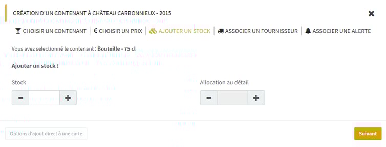 Allocation au détail
