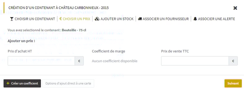 de votre contenant