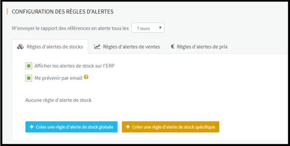 COMMENT FONCTIONNENT LES ALERTES SUR LES STOCKS, LES VENTES ET LES PRIX AVEC SOMM’IT ?