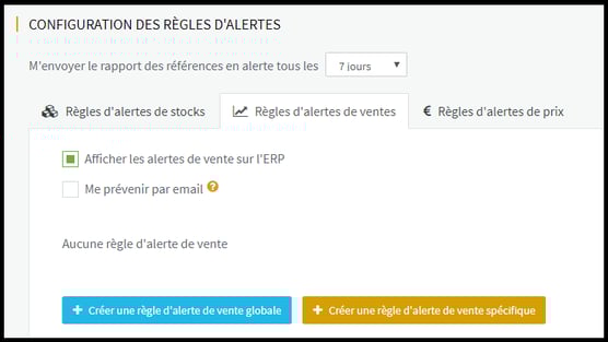 COMMENT FONCTIONNENT LES ALERTES SUR LES STOCKS, LES VENTES ET LES PRIX AVEC SOMM’IT ?