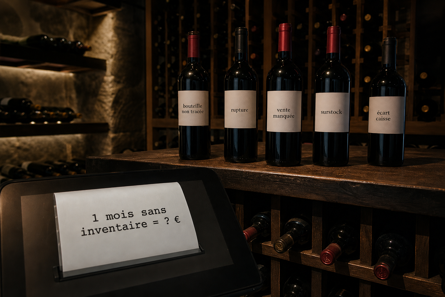 Un mois sans inventaire : combien d’euros s’envolent de votre cave ?