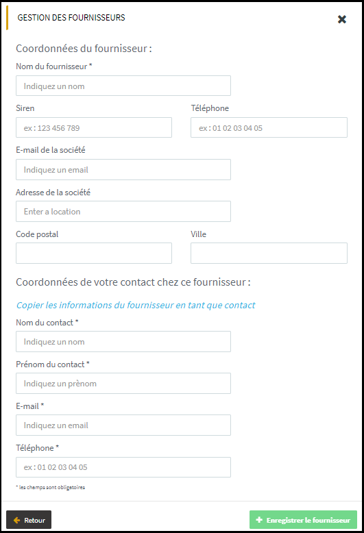 Gestion des fournisseurs – ERP SOMM’IT