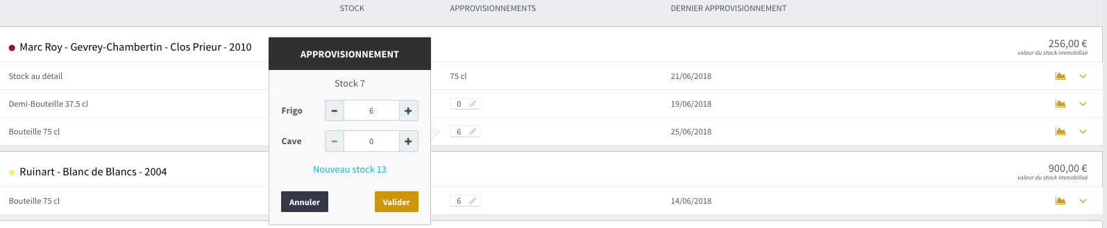 gestion des stocks approvisionnements avec l'outil SOMM'IT